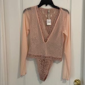Medium lace bodysuit NWT Free People